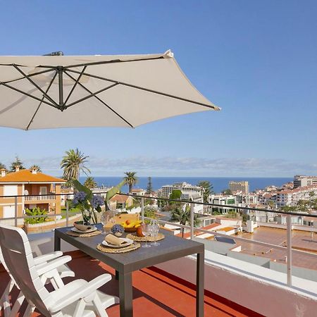Spacious Penthouse With King-Size Bed, Huge Terrace, Ocean & Teide View Puerto de la Cruz  Exterior foto