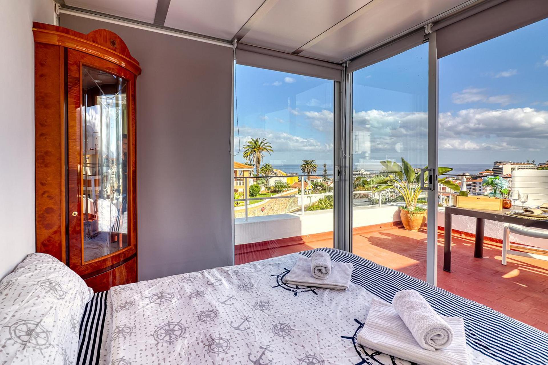 Spacious Penthouse With King-Size Bed, Huge Terrace, Ocean & Teide View Puerto de la Cruz  Exterior foto